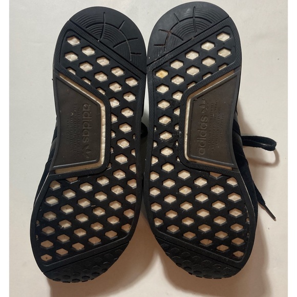 Adidas NMD R1 Black Leather. - Picture 3 of 5
